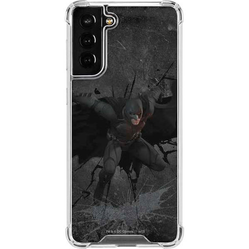 DC Comics Batman The Dark Knight Action pose Galaxy S22 Plus Clear Case