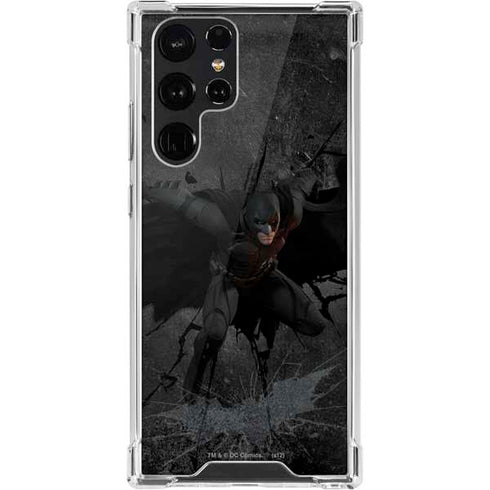 DC Comics Batman The Dark Knight Action pose Galaxy S22 Ultra Clear Case