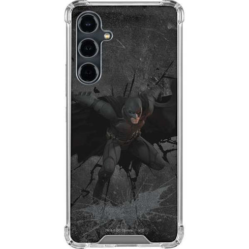 DC Comics The Dark Knight in Action Galaxy S23 FE Clear Case