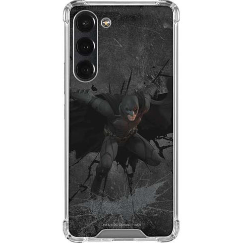 DC Comics Batman The Dark Knight Action pose Galaxy S23 Plus Clear Case