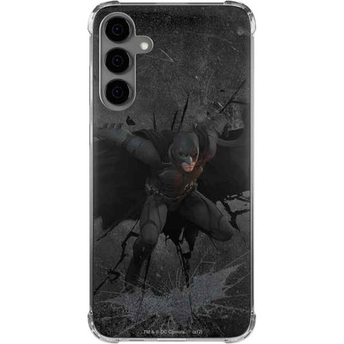 DC Comics The Dark Knight in Action Galaxy S24 Plus Clear Case