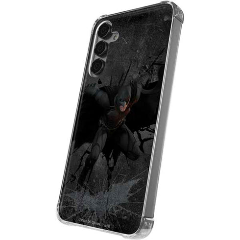DC Comics The Dark Knight in Action Galaxy S24 Plus Clear Case