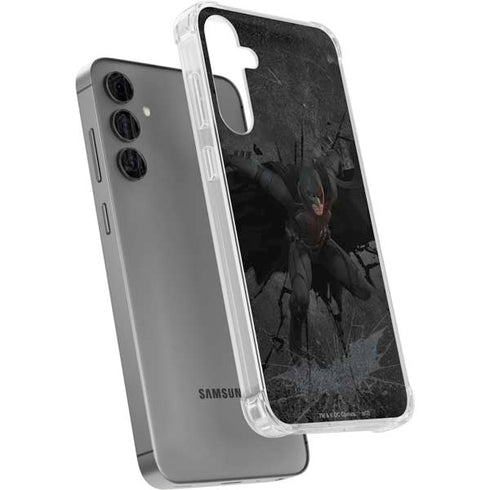 DC Comics The Dark Knight in Action Galaxy S24 Plus Clear Case