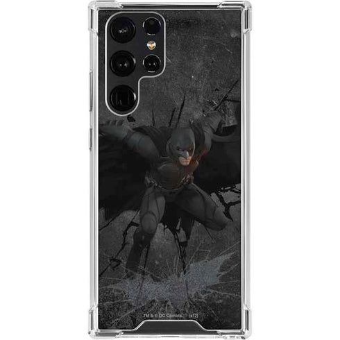 DC Comics The Dark Knight in Action Galaxy S24 Ultra Clear Case