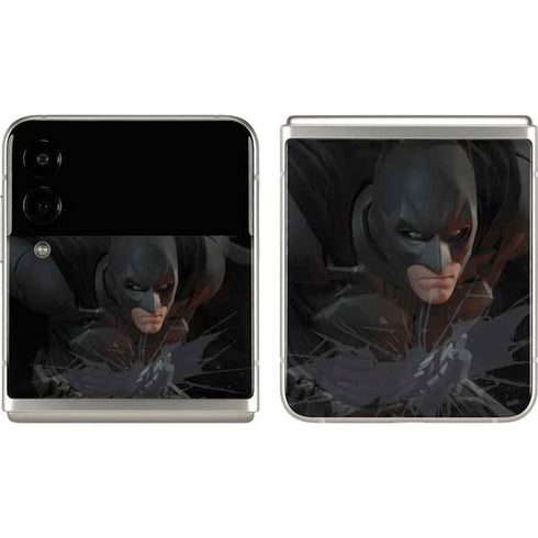 DC Comics Batman The Dark Knight Action pose Galaxy Z Flip3 5G Skin