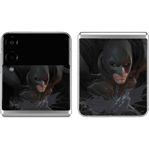 DC Comics Batman The Dark Knight Action pose Galaxy Z Flip4 5G Skin