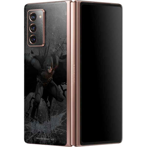 DC Comics Batman The Dark Knight Action pose Galaxy Z Fold2 5G Skin