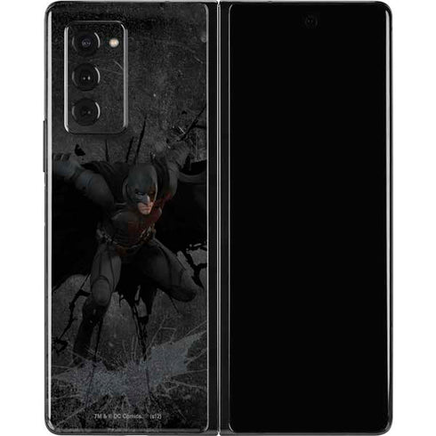 DC Comics Batman The Dark Knight Action pose Galaxy Z Fold2 5G Skin