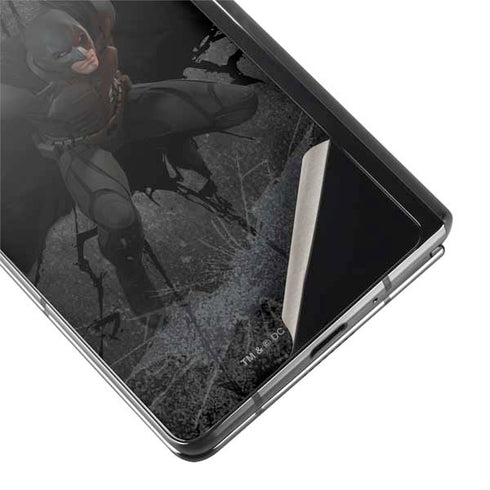 DC Comics Batman The Dark Knight Action pose Galaxy Z Fold2 5G Skin