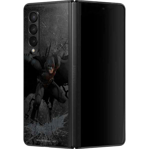 DC Comics Batman The Dark Knight Action pose Galaxy Z Fold3 5G Skin