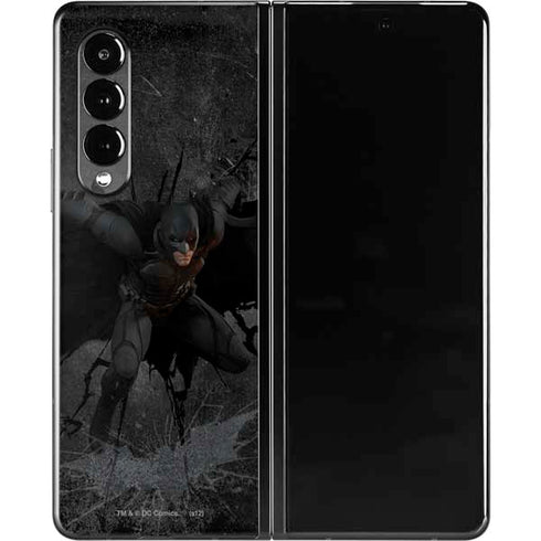 DC Comics Batman The Dark Knight Action pose Galaxy Z Fold3 5G Skin