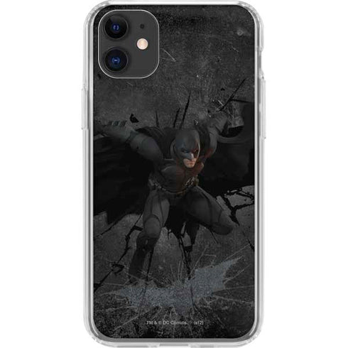 DC Comics The Dark Knight in Action iPhone 11 Clear Case