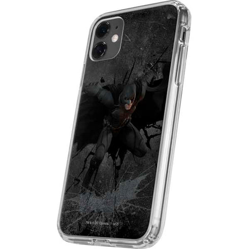 DC Comics The Dark Knight in Action iPhone 11 Clear Case