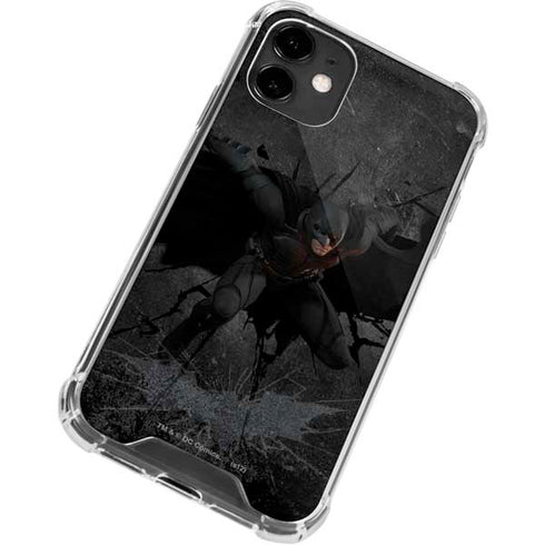 DC Comics Batman The Dark Knight Action pose iPhone 12 Clear Case