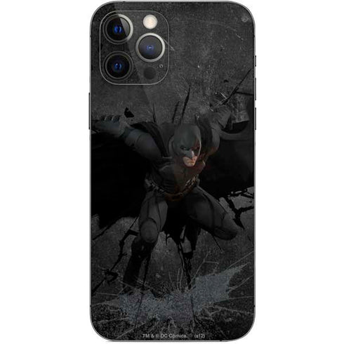 DC Comics Batman The Dark Knight Action pose iPhone 12 Pro Skin