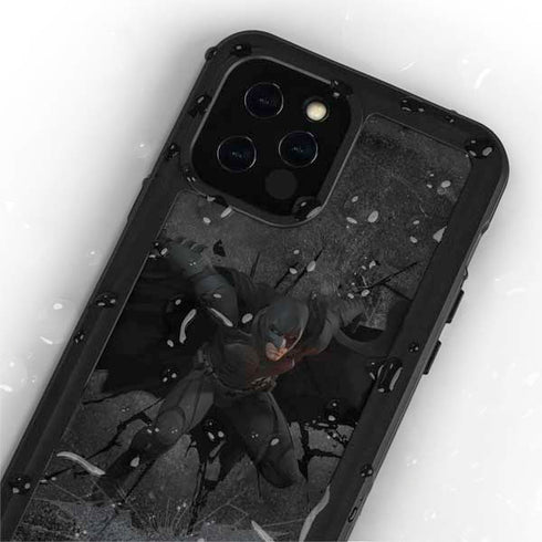 DC Comics Batman The Dark Knight Action pose iPhone 12 Pro Waterproof Case
