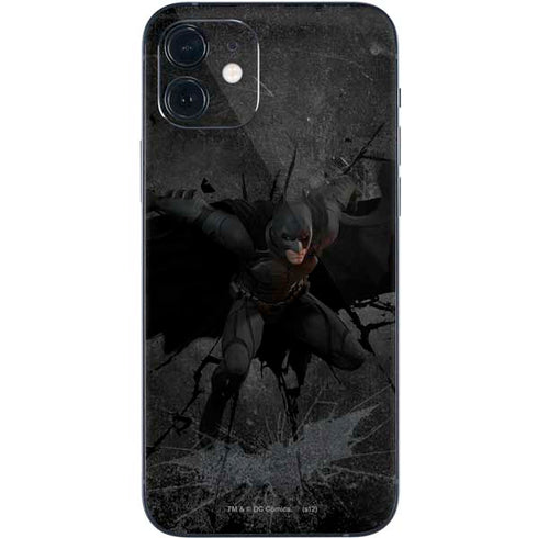 DC Comics Batman The Dark Knight Action pose iPhone 12 Skin