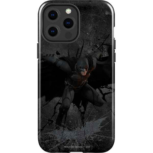 DC Comics Batman The Dark Knight Action pose iPhone 13 Pro Max Impact Case