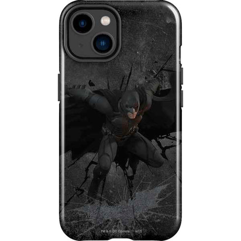 DC Comics Batman The Dark Knight Action pose iPhone 14 Plus Impact Case