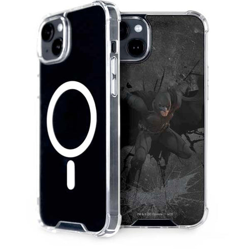 DC Comics The Dark Knight in Action iPhone 15 Plus MagSafe Case