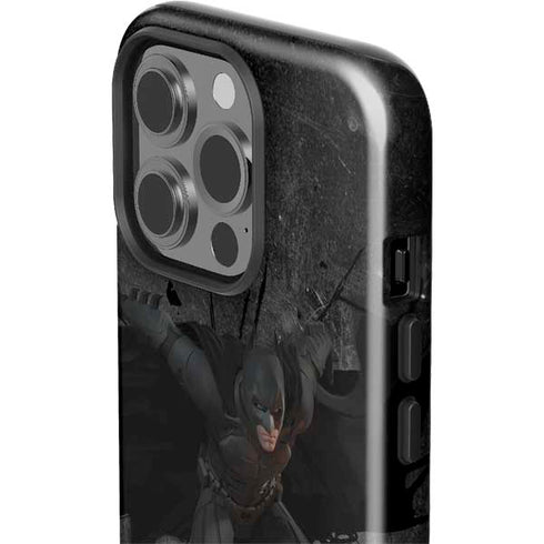 DC Comics The Dark Knight in Action iPhone 15 Pro Impact Case