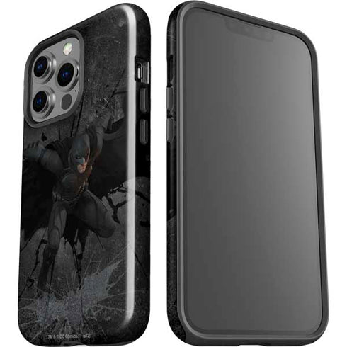 DC Comics Batman The Dark Knight Action pose iPhone 14 Pro Impact Case