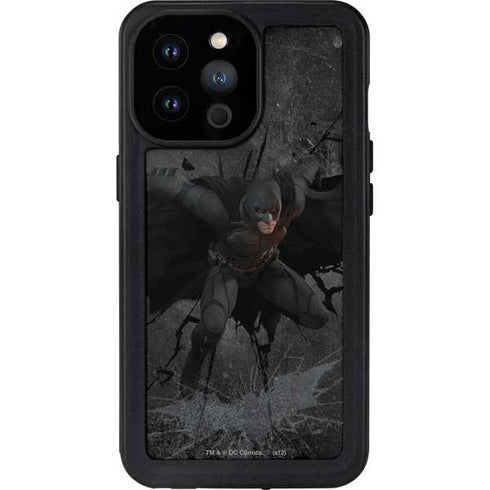 DC Comics Batman The Dark Knight Action pose iPhone 14 Pro Max Waterproof Case