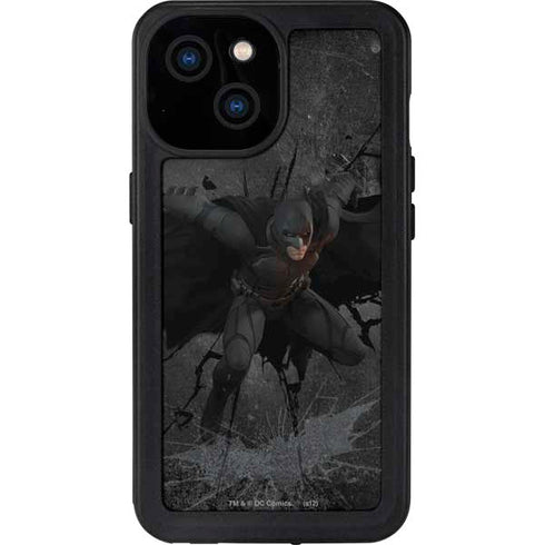 DC Comics The Dark Knight in Action iPhone 15 Waterproof Case