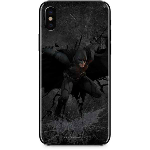 DC Comics Batman The Dark Knight Action pose iPhone X Skin