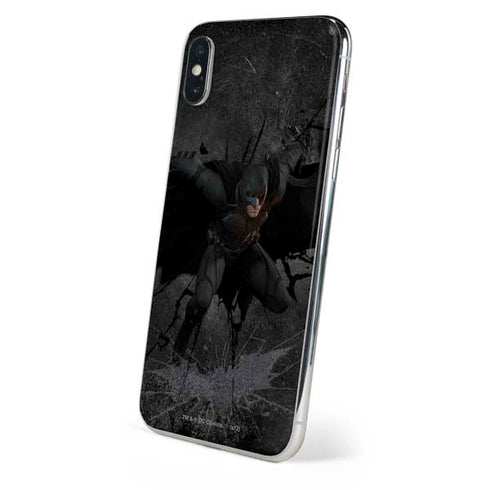DC Comics Batman The Dark Knight Action pose iPhone X Skin