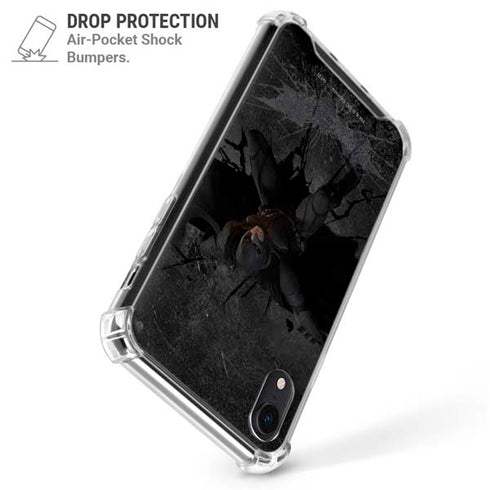 DC Comics The Dark Knight in Action iPhone XR Clear Case