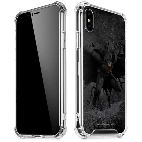 DC Comics The Dark Knight in Action iPhone XS Max Clear Case