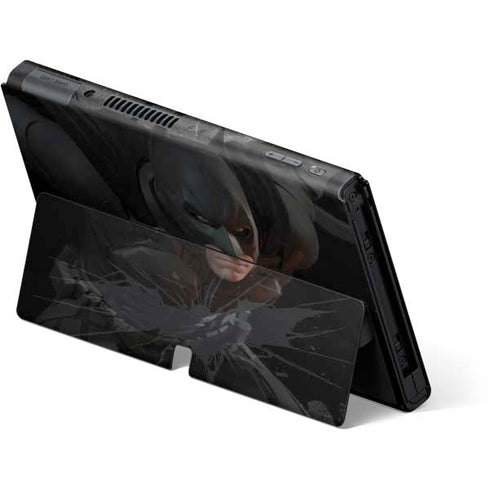 DC Comics Batman The Dark Knight Action pose Nintendo Switch OLED (2021) Skin