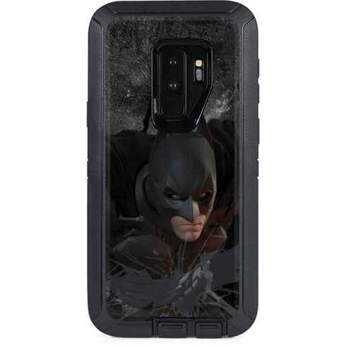 DC Comics Batman The Dark Knight Action pose Otterbox Defender Galaxy Skin