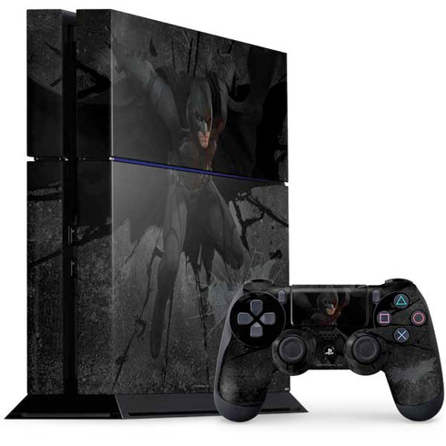 DC Comics Batman The Dark Knight Action pose PS4 Console and Controller Bundle Skin