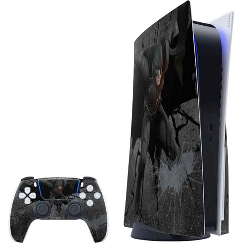 DC Comics Batman The Dark Knight Action pose PS5 Bundle Skin