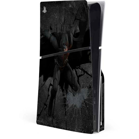 DC Comics The Dark Knight in Action PS5 Slim Disk Console Skin