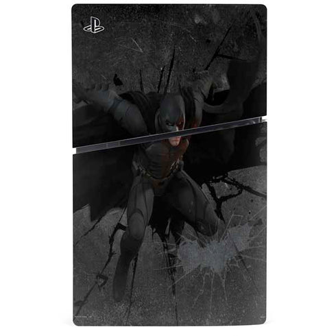 DC Comics The Dark Knight in Action PS5 Slim Digital Edition Console Skin