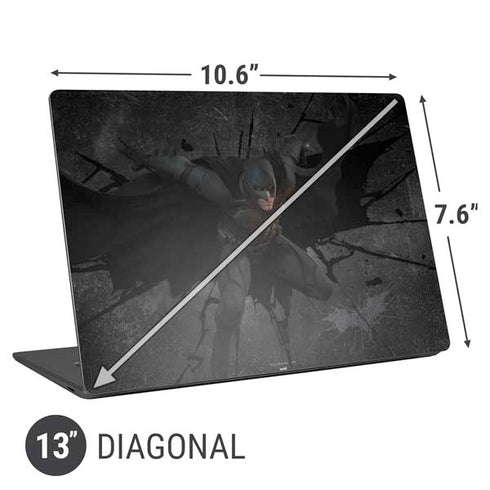 DC Comics Batman The Dark Knight Action pose Universal Laptop 13in (10.6 x 7.6in) Skin