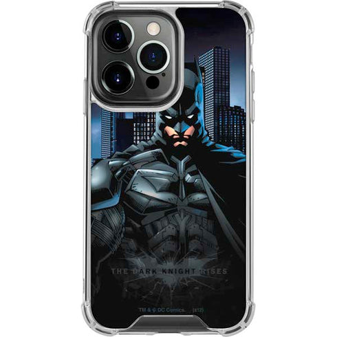 DC Comics Batman The Dark Knight Comic Art iPhone 15 Pro Clear Case