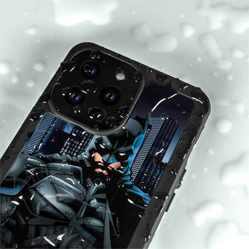 DC Comics Batman The Dark Knight Comic Art iPhone 14 Pro Waterproof Case