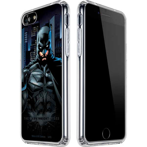 DC Comics Batman The Dark Knight Comic Art iPhone SE (2nd & 3rd Gen) Clear Case