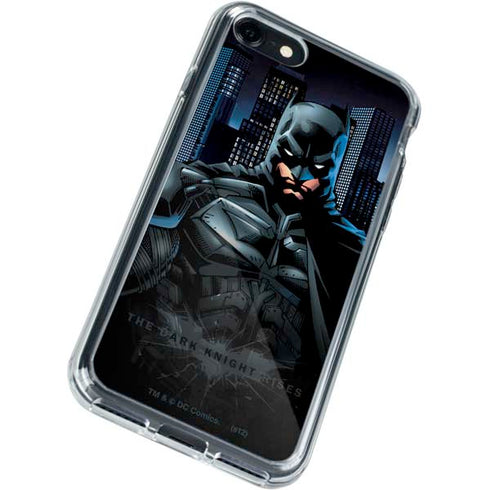 DC Comics Batman The Dark Knight Comic Art iPhone SE (2nd & 3rd Gen) Clear Case