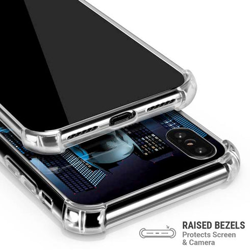 DC Comics Batman The Dark Knight Comic Art iPhone XS Max Clear Case