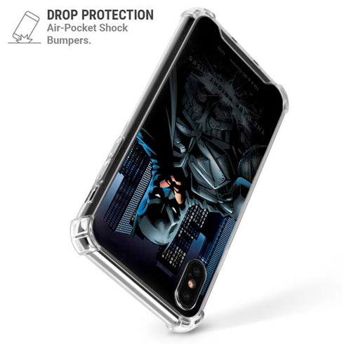 DC Comics Batman The Dark Knight Comic Art iPhone XS Max Clear Case