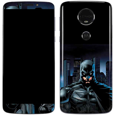 DC Comics Batman The Dark Knight Comic Art Moto E5 Plus Skin