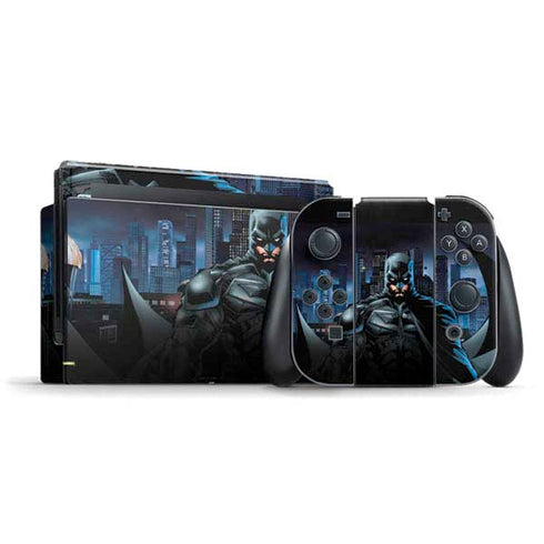 DC Comics Batman The Dark Knight Comic Art Nintendo Switch Bundle Skin