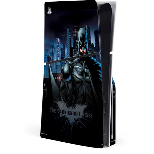 DC Comics Batman The Dark Knight Comic Art PS5 Slim Disk Console Skin