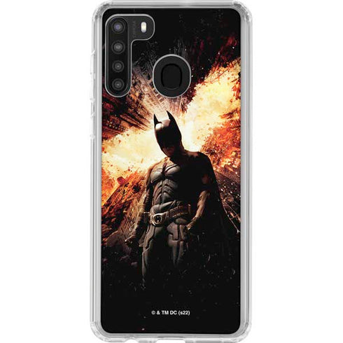 The Dark Knight Rises Movie Poster Galaxy A21 Clear Case