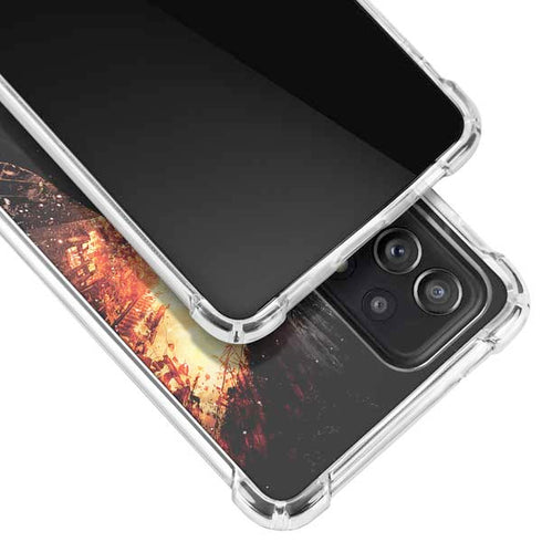 The Dark Knight Rises Movie Poster Galaxy A52 5G Clear Case